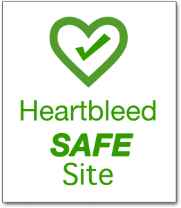 Heartbleed Safe Site Seal Box