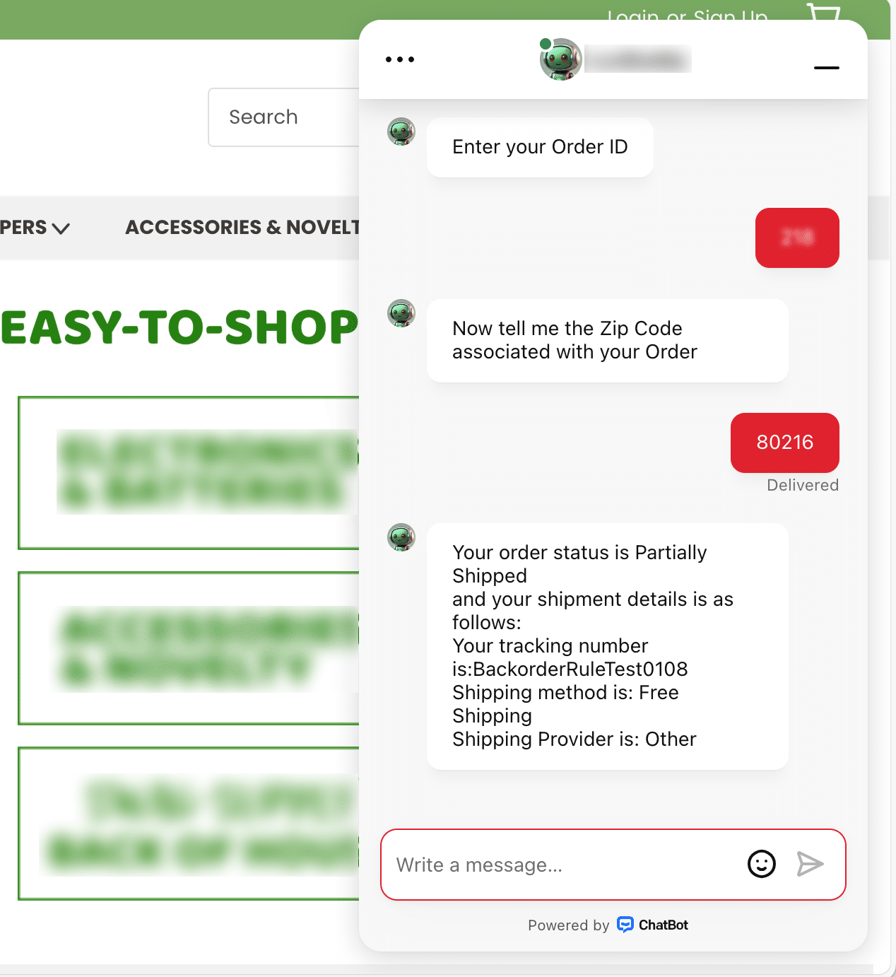 BigCommerce AI ChatBot Integration Panel